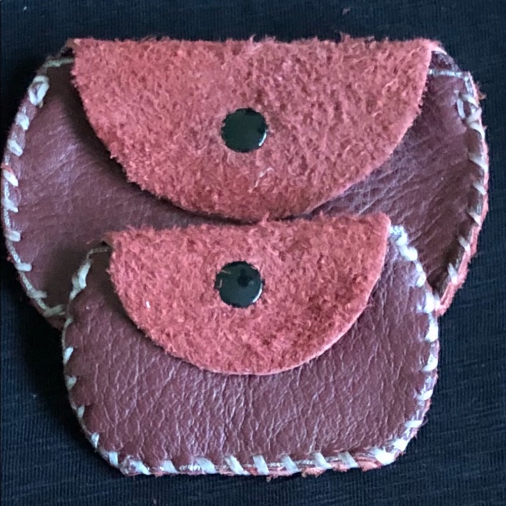 Handmade leather pouches